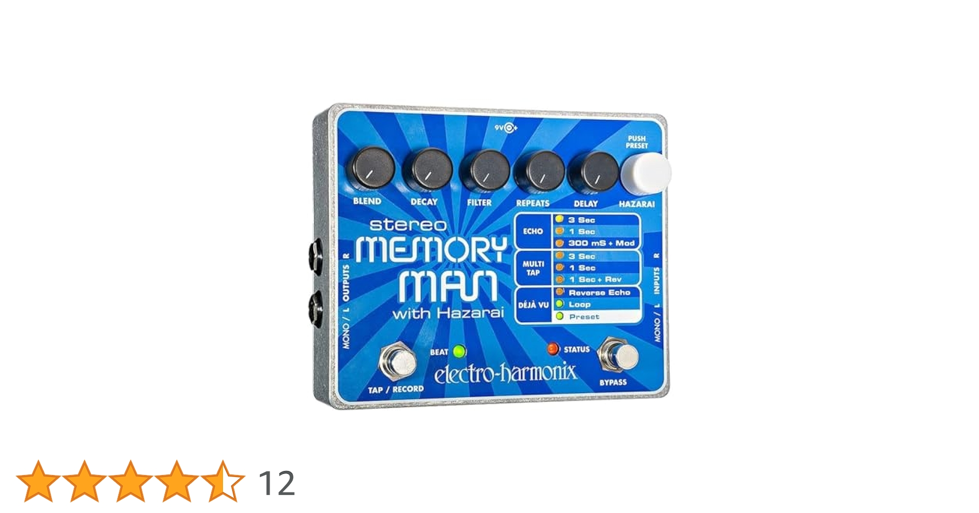 Amazon | Electro Harmonix STEREO MEMORY MAN WITH HAZARAI
